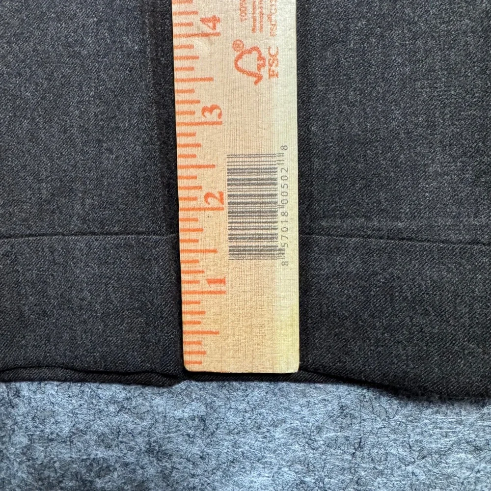 Ermenegildo Zegna Double Pleated Dress Pants Mens 36x29 Wool Brown Cuffed Hem